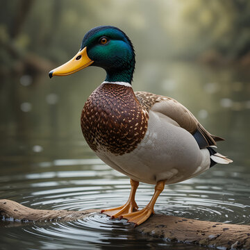 Wilde Eend, Mallard, Anas Plathyrhynchos