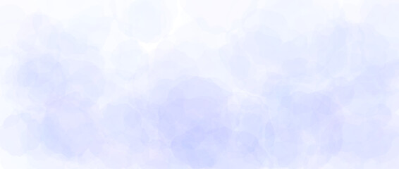 Naklejka na ściany i meble Soft lavender watercolor effect background. Violet watercolour gradient texture. Light purple blurred paint splashes wallpaper for birthday or wedding design. Vector blue lilac color backdrop