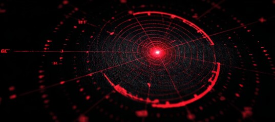 Digital military surveillance and navigation panel monitor system. Generative AI technology.	
