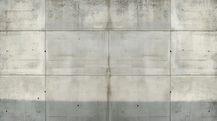 Smooth Grey Concrete Wall with Subtle Texture and Shadows