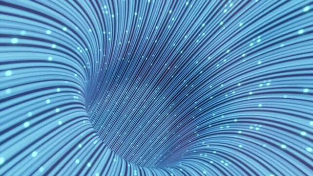 Transferring of big data. storage of block chain, server, hi-speed internet. Digital tunnel of Data flow. Abstract stream flow of big data background.