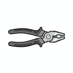 Obraz premium Illustration of Pliers on White Background