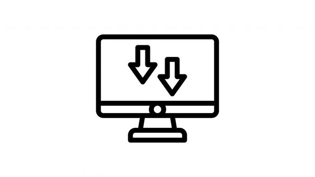computer animated icon
