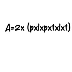 Handwritten rectangular prism surface area formula isolated on light background mathematics geometry concept illustration.  © The Creative Idea