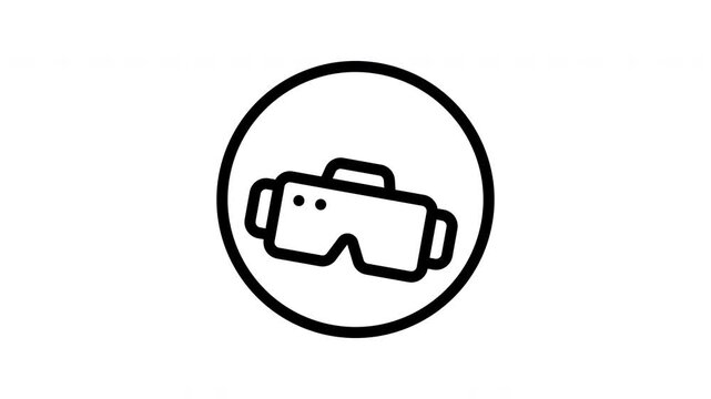 vr glasses animated icon