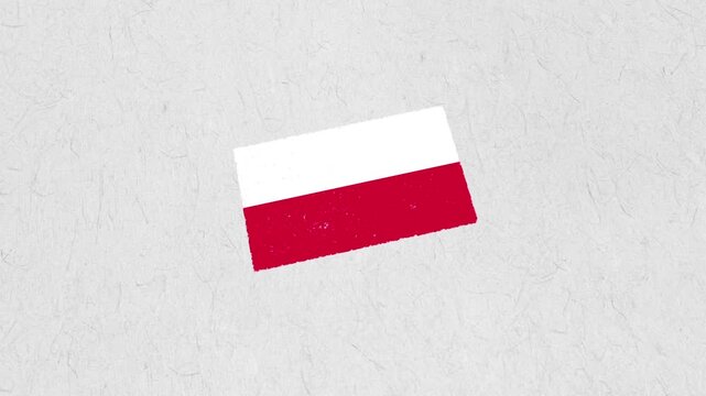 Poland Rubber Stamp