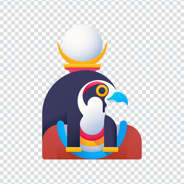 Khonsu Egyptian God Moon Icon