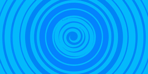 Obraz premium Hypnotic blue spiral with concentric circles creating a swirling vortex