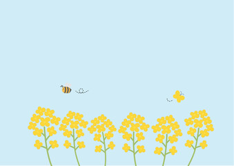 春の背景イラスト　春のお花のイラスト　詰め合わせ　春素材　春のバナー　 ロゴ　桜
