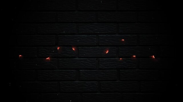 July 2035 Text Neon Glowing Year Month & Date Animation