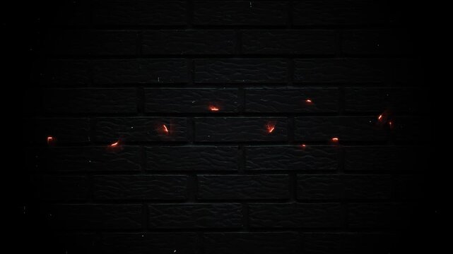 June 2034 Text Neon Glowing Year Month & Date Animation