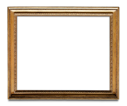 Png gold frame mockup border vintage home decor