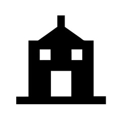 Building School Thin Icon