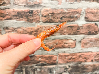 甘エビの乾物。塩味のみのシンプルな干し甘海老。