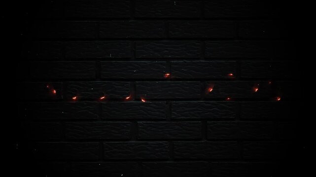 August 2029 Text Neon Glowing Year Month & Date Animation