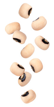 Black-eyed pea on white