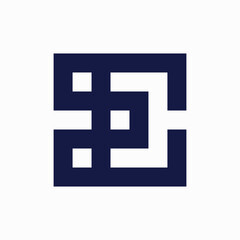 Fototapeta premium Iinitial letter e logo with concept creative