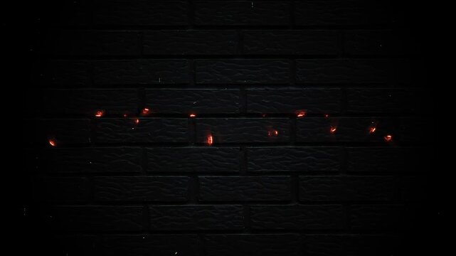 September 23 Text Neon Glowing Month Date Animation