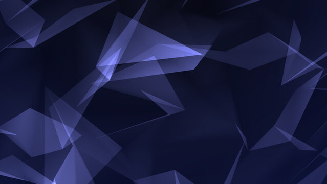 Abstract blue polygonal shapes modern background