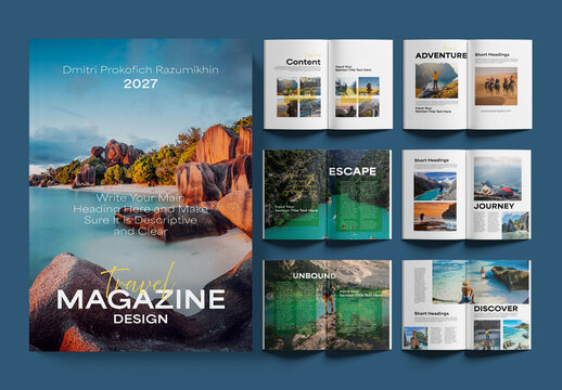 Travel Magazine Design