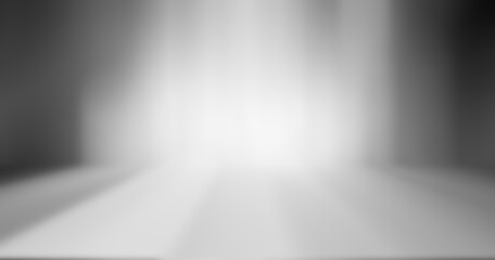 soft gray studio room background, grey floor backdrop with spotlight.