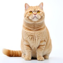Fototapeta premium Adorable ginger cat portrait