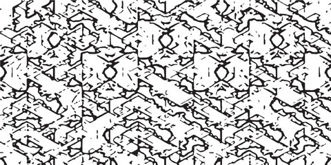 Obraz premium graphical seamless pattern. Geometric shaped vector illustration.