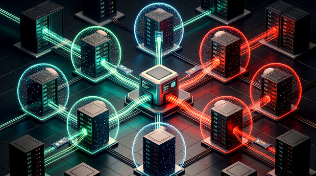 Visualization of a zero trust network in a data center