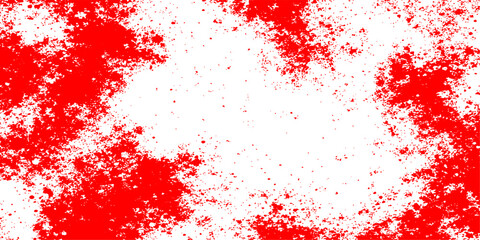 Fototapeta premium An abstract red grunge background featuring artistic paint splashes and ink splatters in a textured winter design with blood-colored spray patterns for a festive Christmas wallpaper illustration