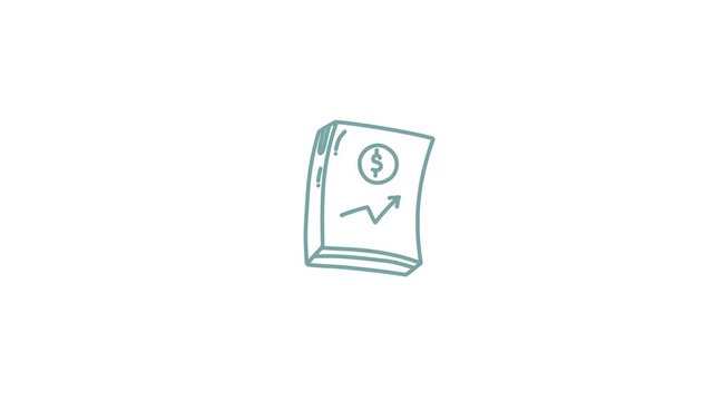 Minimalist animation illustrating private equity investment concept, designed for financial education and corporate training materials.