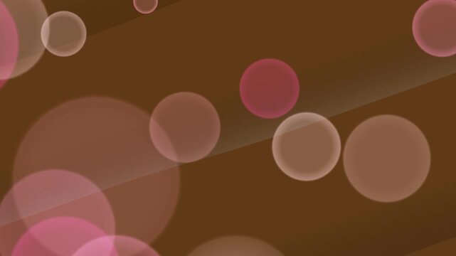 A glowing Christmas holiday wallpaper featuring a shiny pink bokeh pattern and colorful chocolate Easter eggs on a bright illuminated vector backdrop with a round circle texture design