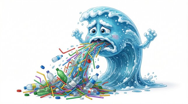 Spitting Out Water Drawing