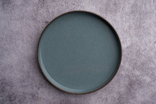  Ceramic Cake Plate Top View Marble Background