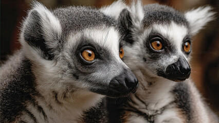 Fototapeta premium ring tailed lemur