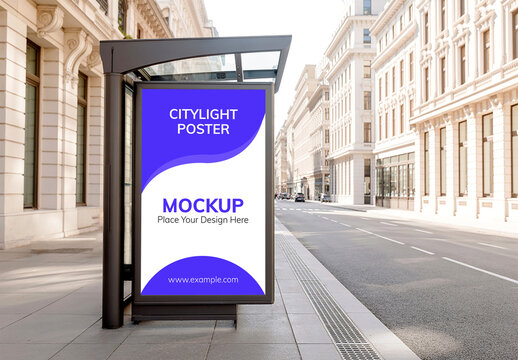 Citylight Poster Mockup