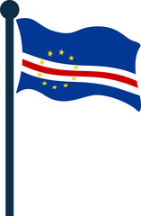 Fototapeta premium cabo verde flag