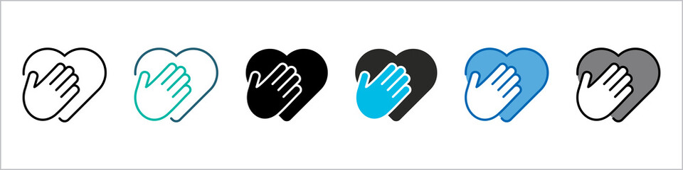 Fototapeta premium Credence Single Icon Pack Multistyle