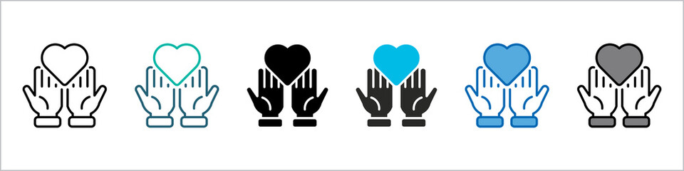 Obraz premium Faith Single Icon Pack Multistyle