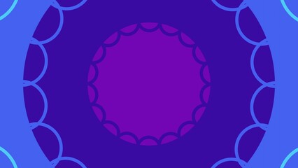 Fototapeta premium Abstract Circle Pattern in Blue and Purple for Modern Design Use