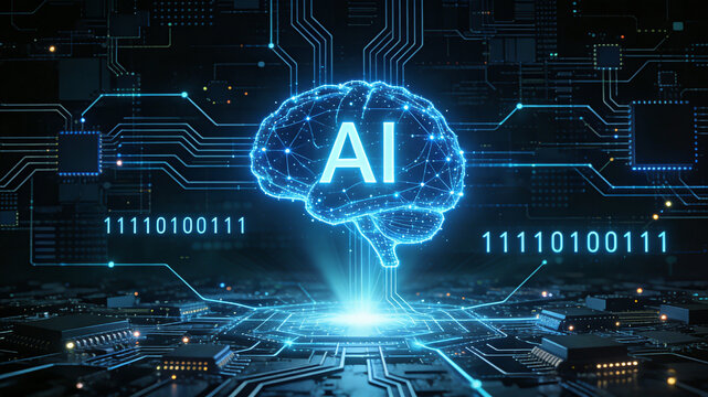 The background of cutting-edge AI chips and big data analysis in technology