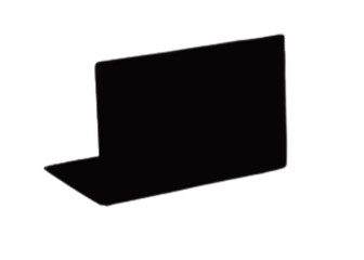 black folder with paper