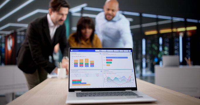 Financial Analyst And Marketing Consultant Review Data Analytics Charts During