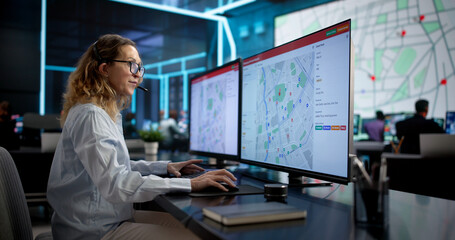 911 Emergency Services: Dispatching Ambulance, Fire, Police © Andrey Popov