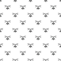 Helicopter aircraft flying transport pattern seamless background