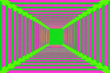 Fototapeta premium Abstract Graphic Element of abstract minimalistic symmetric psychedelic style backgrounds purple vibrant color.