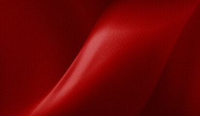 luxury metallic red design with soft flowing waves and smooth red gradient.
