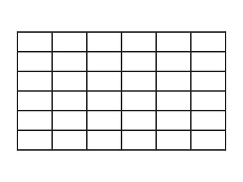 Rectangular Grid Layout, Table Grid Structure, Outline