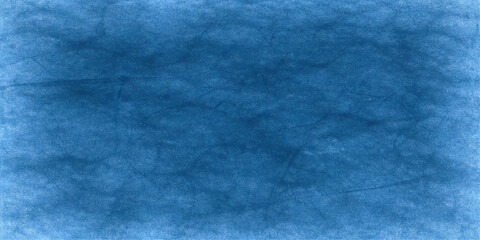 Fototapeta premium Abstract a textured blue backdrop, it's a visual metaphor. the aged paper, painted with shades of teal and indigo, evoking a sense of history.