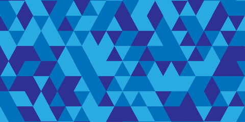 Vector blue overlapping polygon square texture. Seamless geometric pattern triangle shapes low polygon backdrop background. Abstract line poly background.