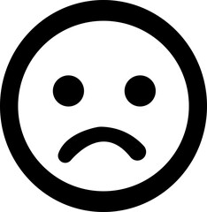 Fototapeta premium Emoticons set. Emoji faces collection. Emojis flat style. Happy and sad emoji. Line smiley face - stock vector. isolated on transparent background